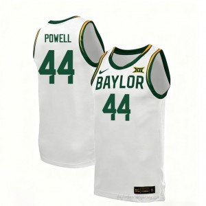 Caden Powell #44 Baylor White Men Basketball Jersey | Exclusive Collegiate Fan Merchandise 98549163