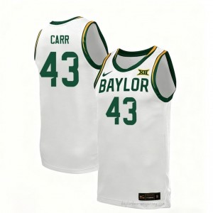 Cameron Carr #43 Baylor White Men Basketball Jersey | Exclusive Collegiate Fan Merchandise 91983819