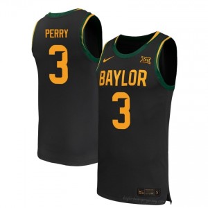 Baylor Bears #3 Drew Perry Black Men Jersey | Premium University Basketball Fanwear 56935964