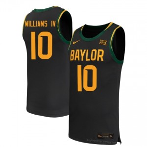 Baylor Bears #10 Isaac Williams IV Black Men Jersey | Premium NCAA Basketball Fanwear 84891881