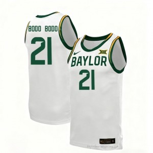 Juslin Bodo Bodo #21 Baylor White Men Basketball Jersey | Exclusive Collegiate Fan Merchandise 36376572