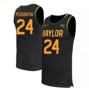 Baylor Bears #24 Tounde Yessoufou Black Men Jersey | Premium High School Basketball Fanwear 69135146