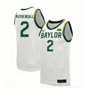 Will Kuykendall #2 Baylor White Men Basketball Jersey | Exclusive Collegiate Fan Merchandise 38155947