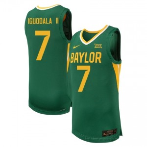 #7 Andre Iguodala II Bears Green Men Jersey | Authentic College Basketball Team Merchandise 87553287