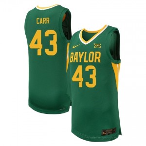 #43 Cameron Carr Bears Green Men Jersey | Authentic NCAA Basketball Team Merchandise 26369360