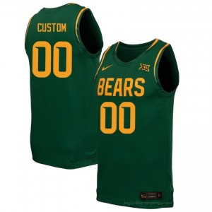 Custom BU Bears #00 Green Men Basketball Jersey | High-Quality NCAA Gameday Wear 98986678