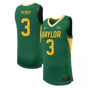 #3 Drew Perry Bears Green Men Jersey | Authentic NCAA Basketball Team Merchandise 87728406