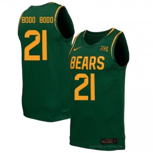 Juslin Bodo Bodo BU Bears #21 Green Men Basketball Jersey | High-Quality NCAA Gameday Wear 89995955