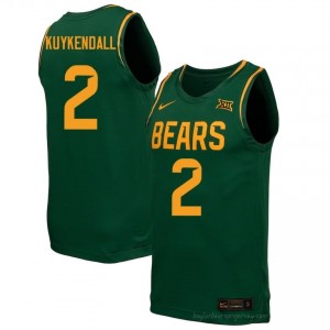 Will Kuykendall BU Bears #2 Green Men Basketball Jersey | High-Quality NCAA Gameday Wear 47623361