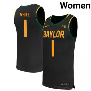 Baylor Bears #1 JJ White Black Women Jersey | Premium High School Basketball Fanwear 13944820