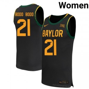 Baylor Bears #21 Juslin Bodo Bodo Black Women Jersey | Premium NCAA Basketball Fanwear 92627978