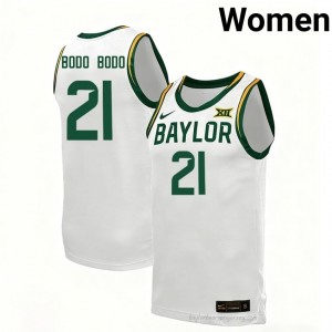 Juslin Bodo Bodo #21 Baylor White Women Basketball Jersey | Exclusive Collegiate Fan Merchandise 47083956