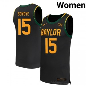 Baylor Bears #15 Mayo Soyoye Black Women Jersey | Premium NCAA Basketball Fanwear 50061982