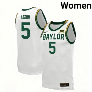 Obi Agbim #5 Baylor White Women Basketball Jersey | Exclusive Collegiate Fan Merchandise 89424504