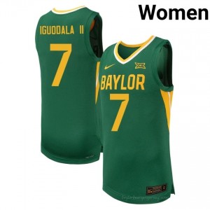 #7 Andre Iguodala II Bears Green Women Jersey | Authentic University Basketball Team Merchandise 61048749