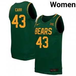 Cameron Carr BU Bears #43 Green Women Basketball Jersey | High-Quality NCAA Gameday Wear 37118475
