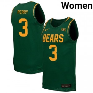 Drew Perry BU Bears #3 Green Women Basketball Jersey | High-Quality NCAA Gameday Wear 69901677
