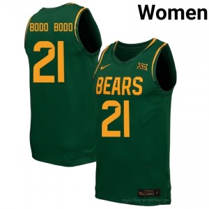 Juslin Bodo Bodo BU Bears #21 Green Women Basketball Jersey | High-Quality NCAA Gameday Wear 48656900