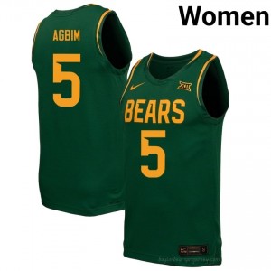 Obi Agbim BU Bears #5 Green Women Basketball Jersey | High-Quality NCAA Gameday Wear 54191933