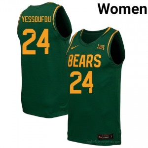Tounde Yessoufou BU Bears #24 Green Women Basketball Jersey | High-Quality NCAA Gameday Wear 88601561