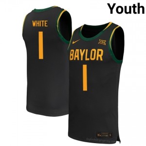 Baylor Bears #1 JJ White Black Youth Jersey | Premium Player Basketball Fanwear 66572206