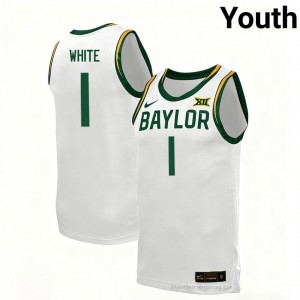 JJ White #1 Baylor White Youth Basketball Jersey | Exclusive Collegiate Fan Merchandise 81571282