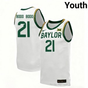 Juslin Bodo Bodo #21 Baylor White Youth Basketball Jersey | Exclusive Collegiate Fan Merchandise 94731463