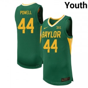 #44 Caden Powell Bears Green Youth Jersey | Authentic NCAA Basketball Team Merchandise 70626340