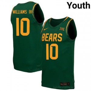 Isaac Williams IV BU Bears #10 Green Youth Basketball Jersey | High-Quality NCAA Gameday Wear 83020003
