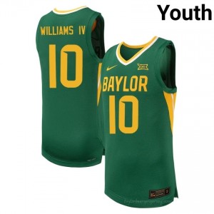 #10 Isaac Williams IV Bears Green Youth Jersey | Authentic NCAA Basketball Team Merchandise 10432726