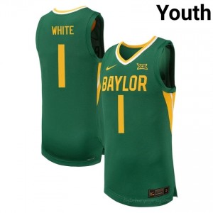 #1 JJ White Bears Green Youth Jersey | Authentic University Basketball Team Merchandise 17539909