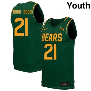 Juslin Bodo Bodo BU Bears #21 Green Youth Basketball Jersey | High-Quality NCAA Gameday Wear 94624454