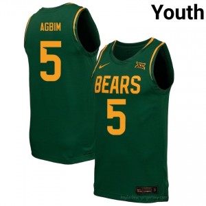 Obi Agbim BU Bears #5 Green Youth Basketball Jersey | High-Quality NCAA Gameday Wear 54089079