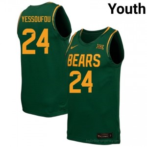 Tounde Yessoufou BU Bears #24 Green Youth Basketball Jersey | High-Quality NCAA Gameday Wear 77273017