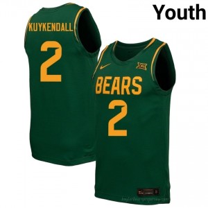 Will Kuykendall BU Bears #2 Green Youth Basketball Jersey | High-Quality NCAA Gameday Wear 94520064